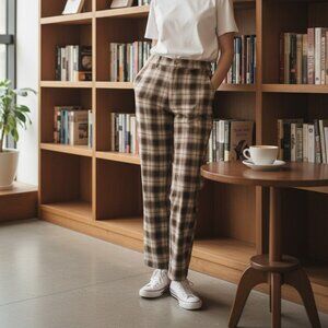 Listicle Large Womens Plaid Dress Pants